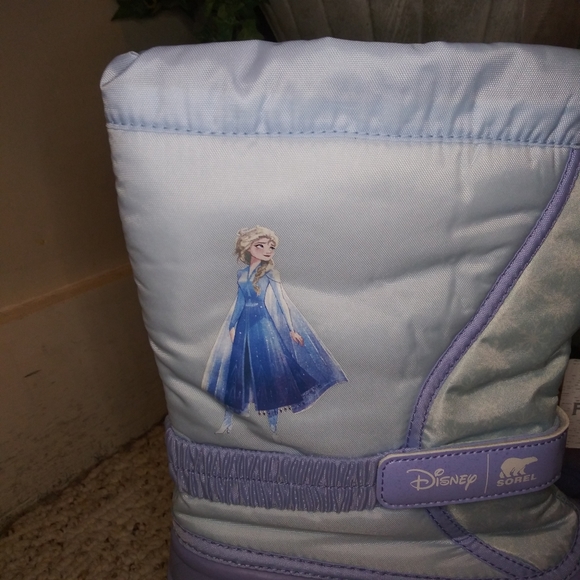 Sorel x Disney Frozen 2 Elsa Flurry Winter Boot Youth Size 7/Ladies Size 8-8 1/2 - Picture 4 of 16